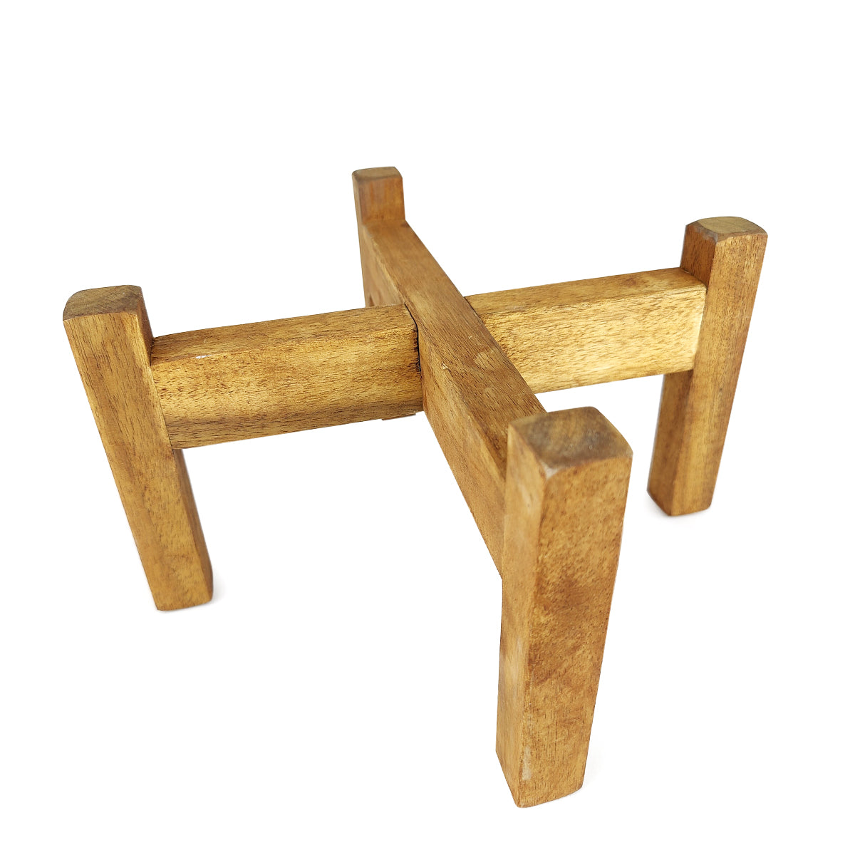 wooden stand for pot