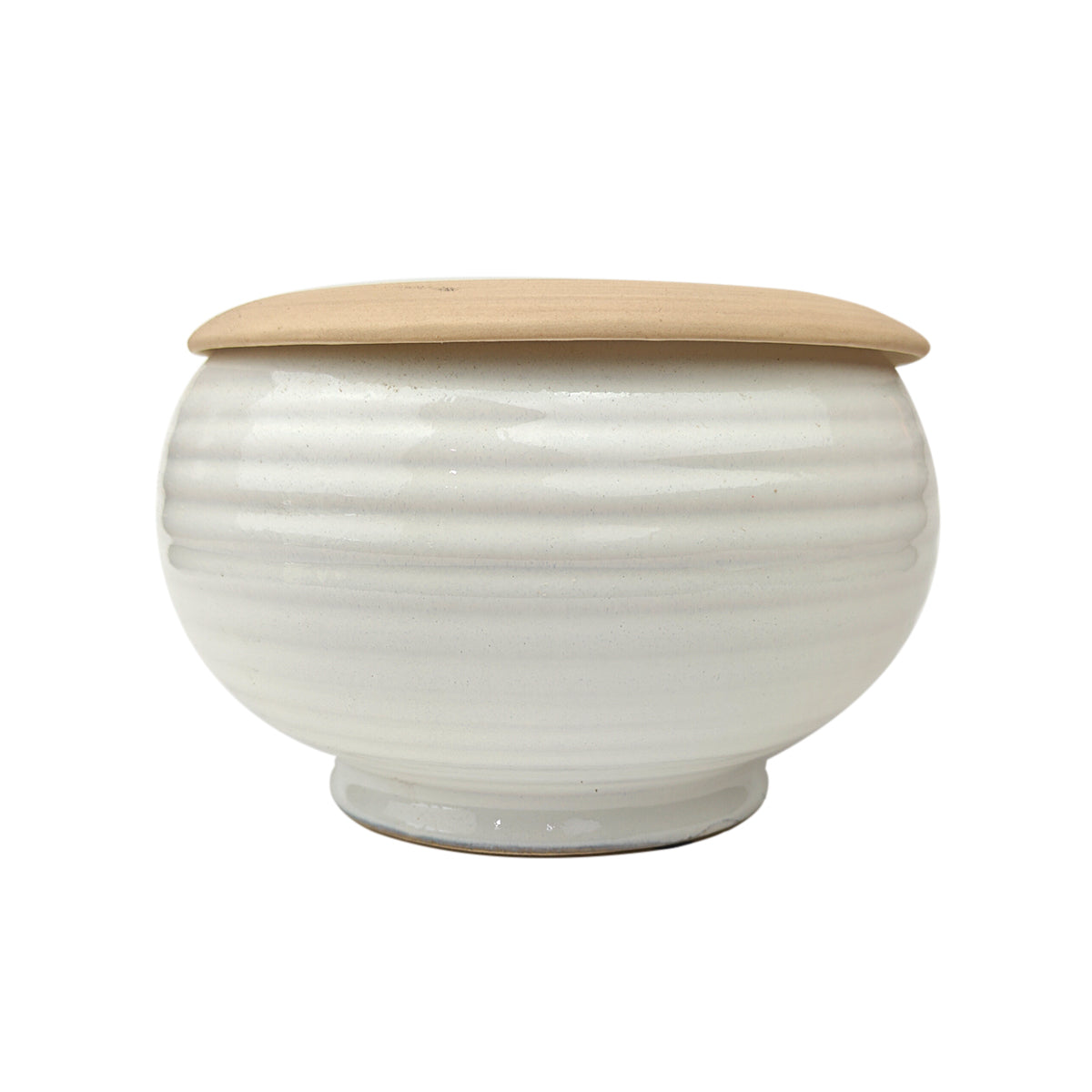 6 inch Off-white Selfwatering Pot, Selfwatering Pot, houseplant pots for sale, self-watering planter, self-watering pots for indoor plants