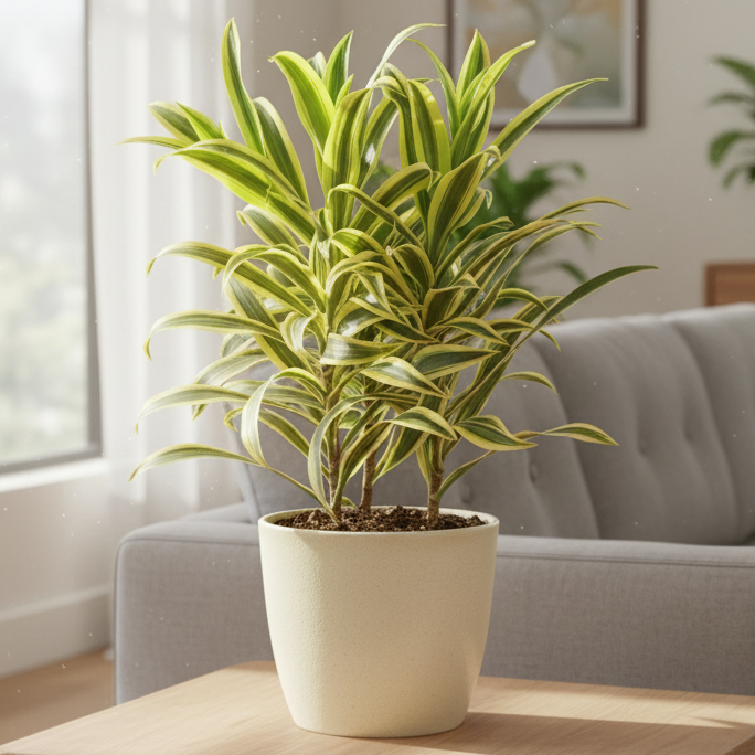 Dracaena 'Song of India' - Live Houseplant