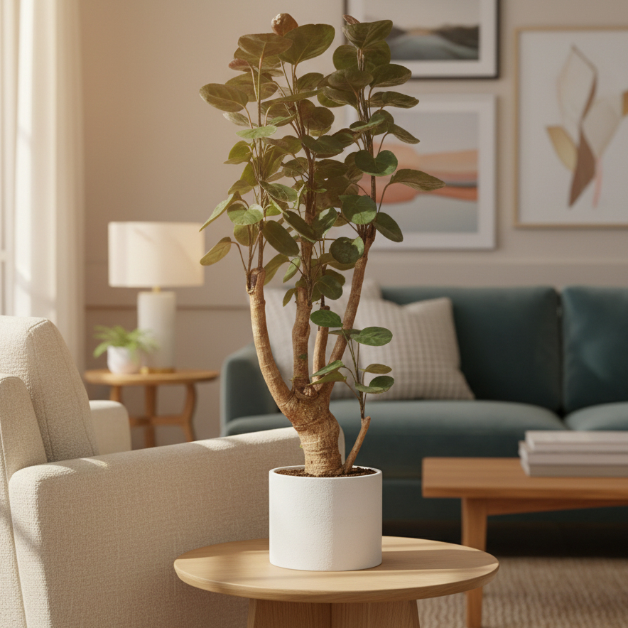 Aralia Fabian Stump 'Polyscias Scutellaria' - Live Houseplant