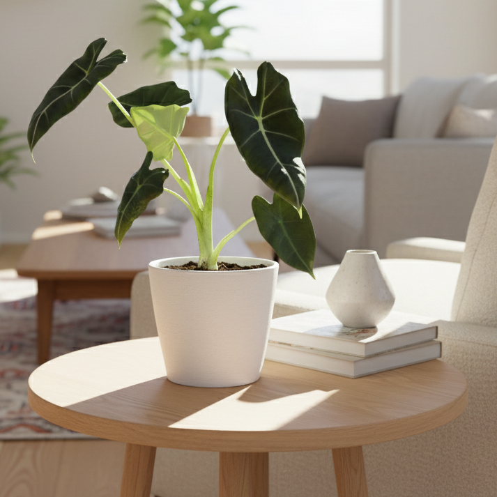 Alocasia Micholitziana &#39;Frydek&#39; - Live Houseplant