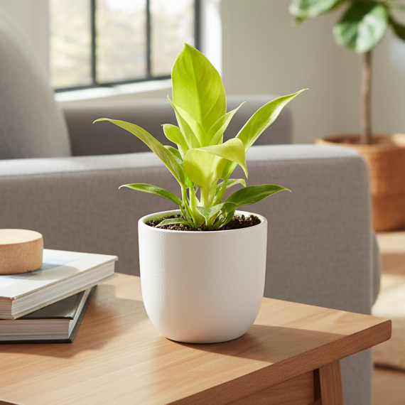 Philodendron 'Moonlight' - Live Houseplant