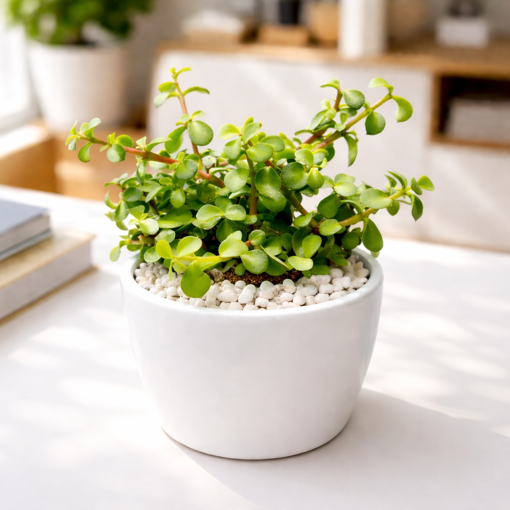 Portulacaria afra Decumbent in decorative terracotta pot, unique succulents for sale, buy live plants online