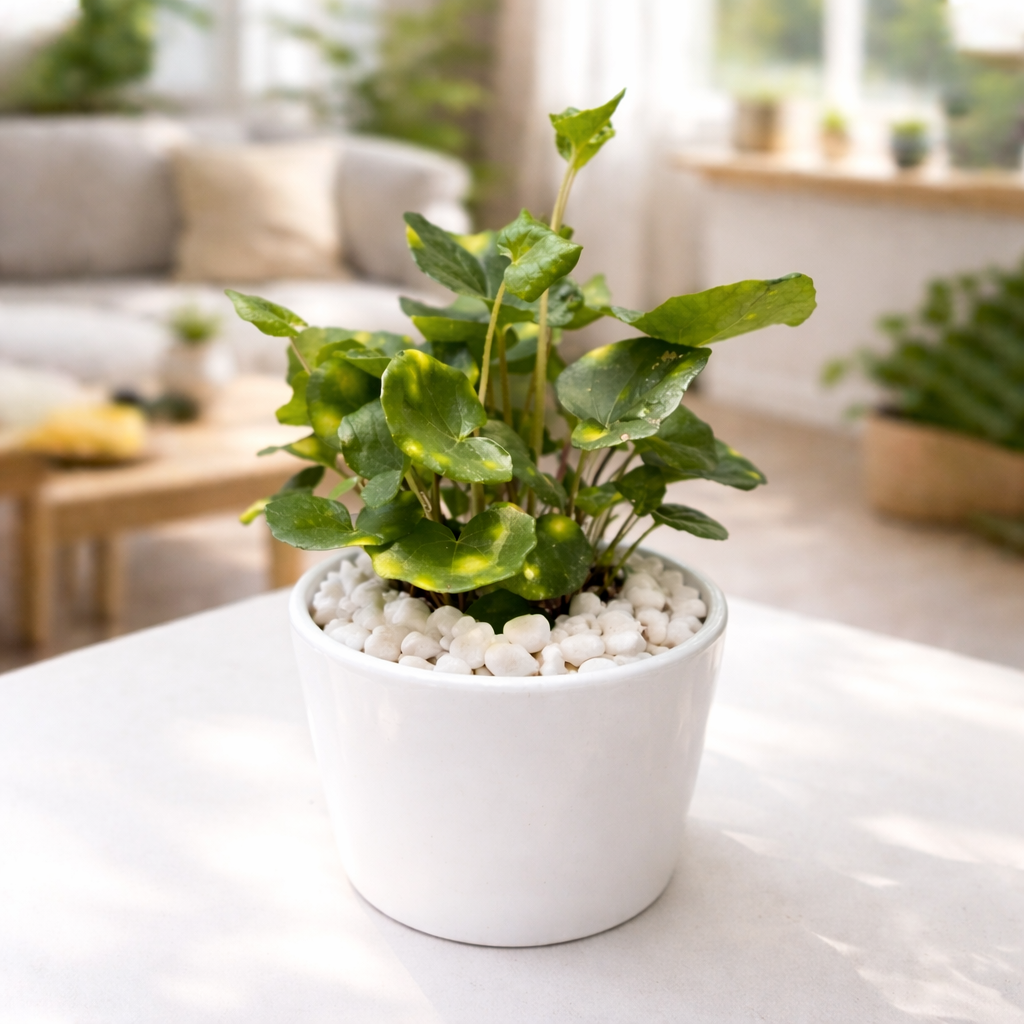 Farfugium japonicum ‘Firefly’ Leopard Plant with Spotted Foliage 6in Grower Pot, Indoor Leopard Plant Live for Gifting
