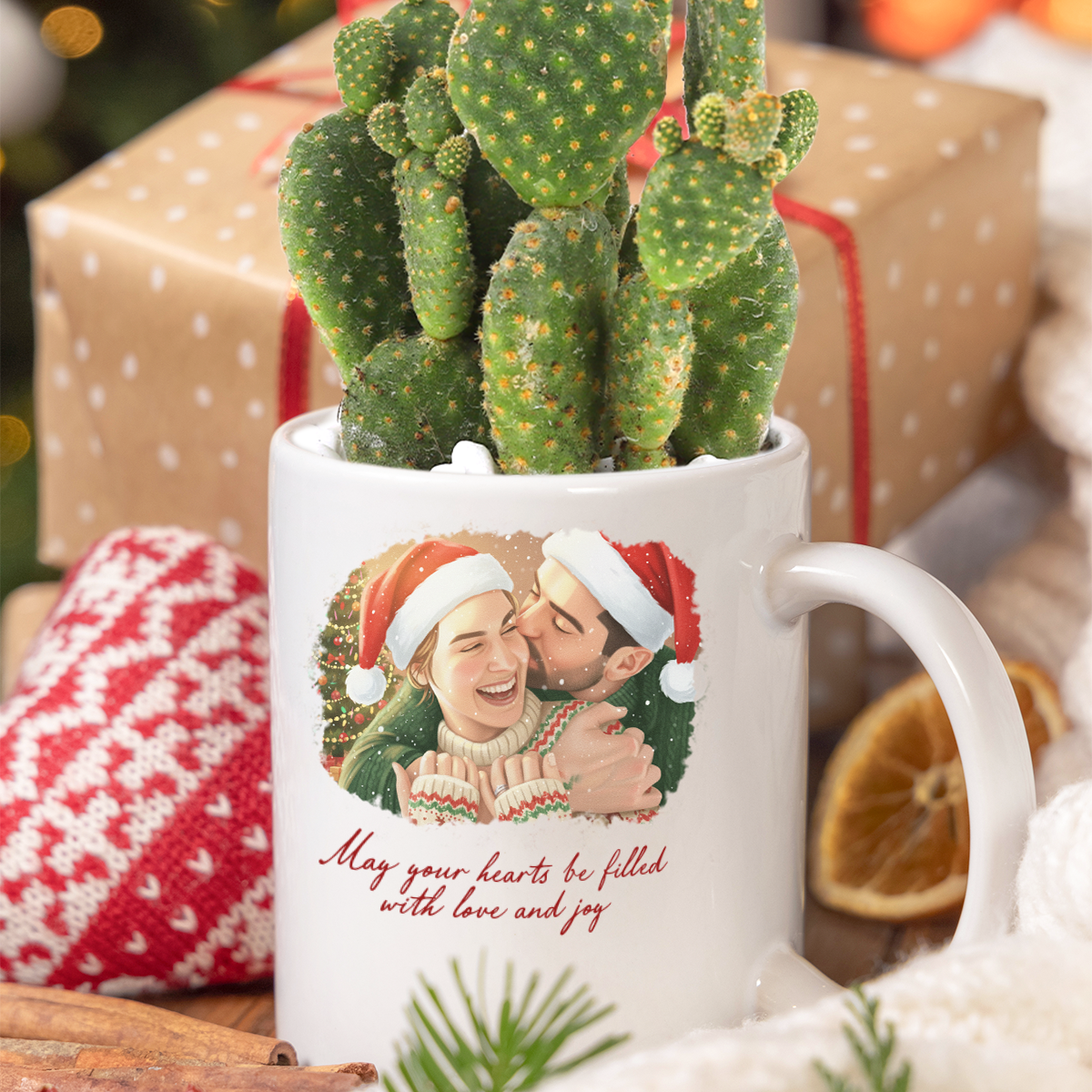 personalized succulent gift Personalized Plant Gift Set - Custom Ceramic Pot with 4-inch Succulent