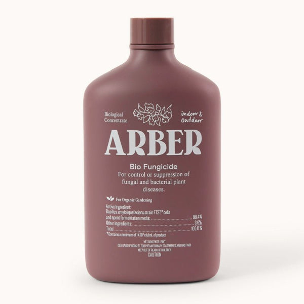 liquid organic bio fungicide for sale, arber concentrate with natural bacterial ingredients, protective formula for leaves and soil, works in potting mixes and transplant applications, wonderful gift for any home gardener
