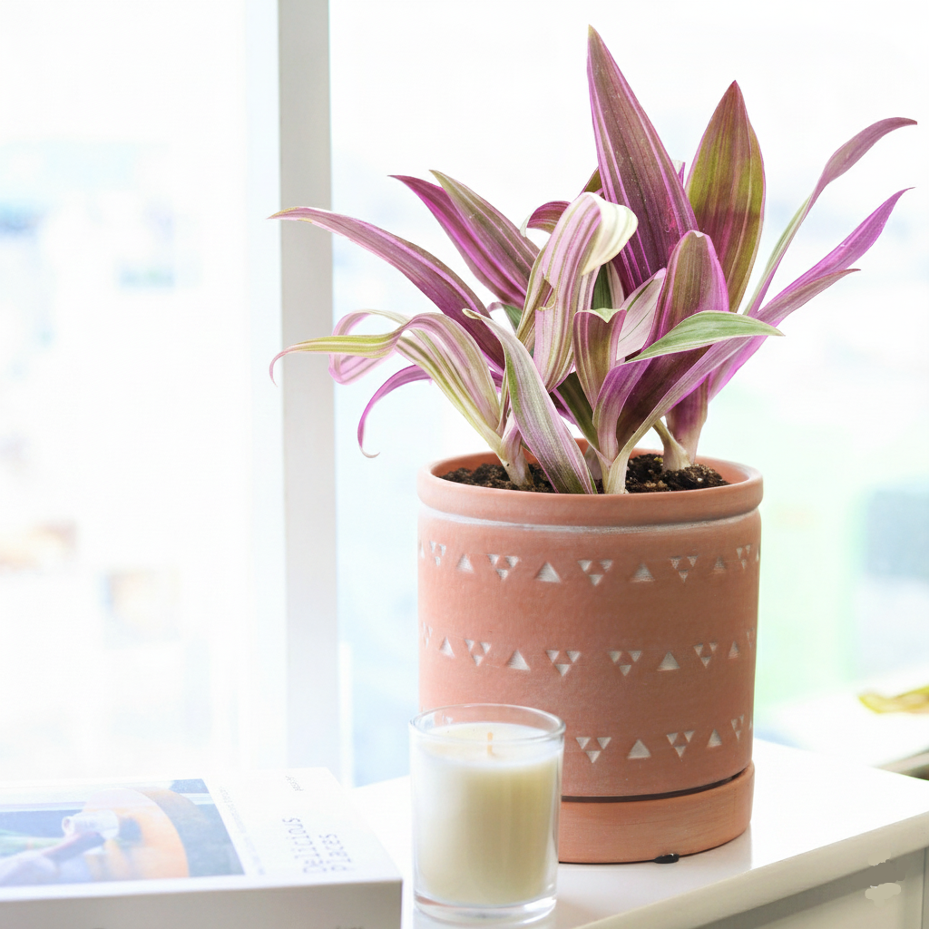 Oyster Plant, buy indoor plants online, purple leaves plants, colorful houseplants for sale, online plant shops