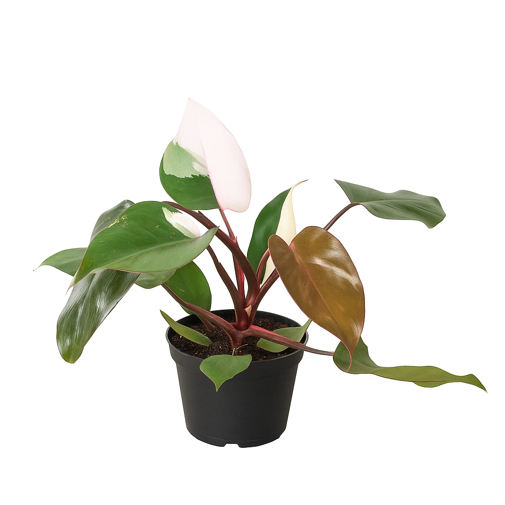 Pink foliage plant, Climbing philodendron, Heart-shaped leaves plants, High-value houseplant