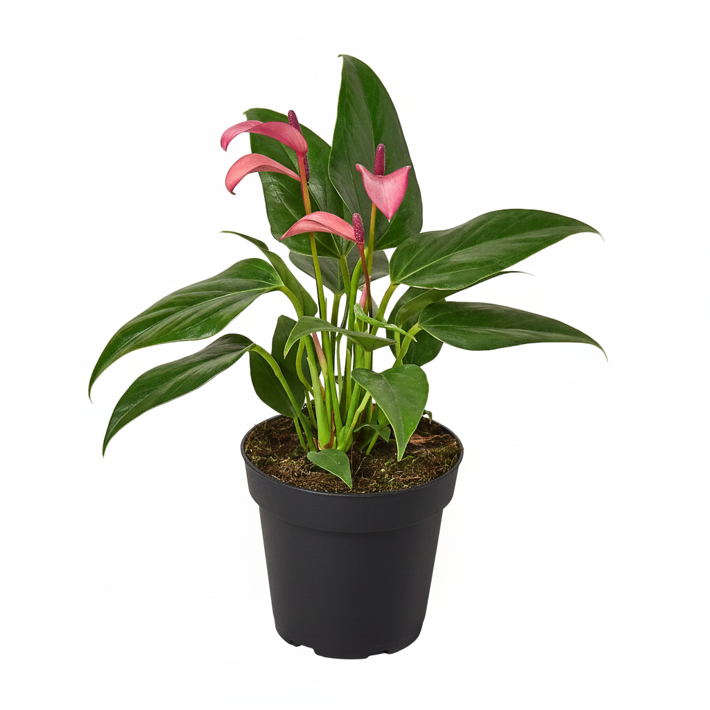 4 inch Anthurium &#39;Purple&#39;, 4 inch flowering houseplants, beginner friendly indoor plants, buy houseplant online