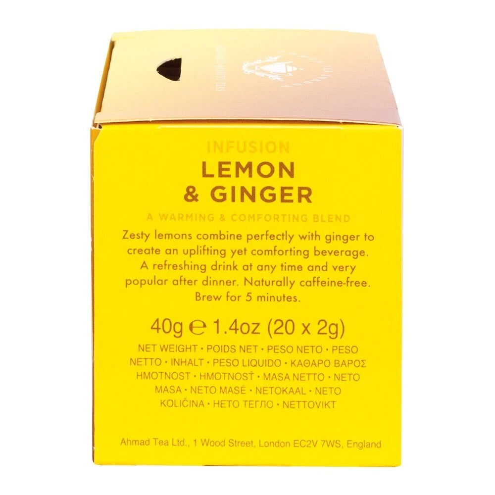 Lemon &amp; Ginger Infusion Teabags for sale