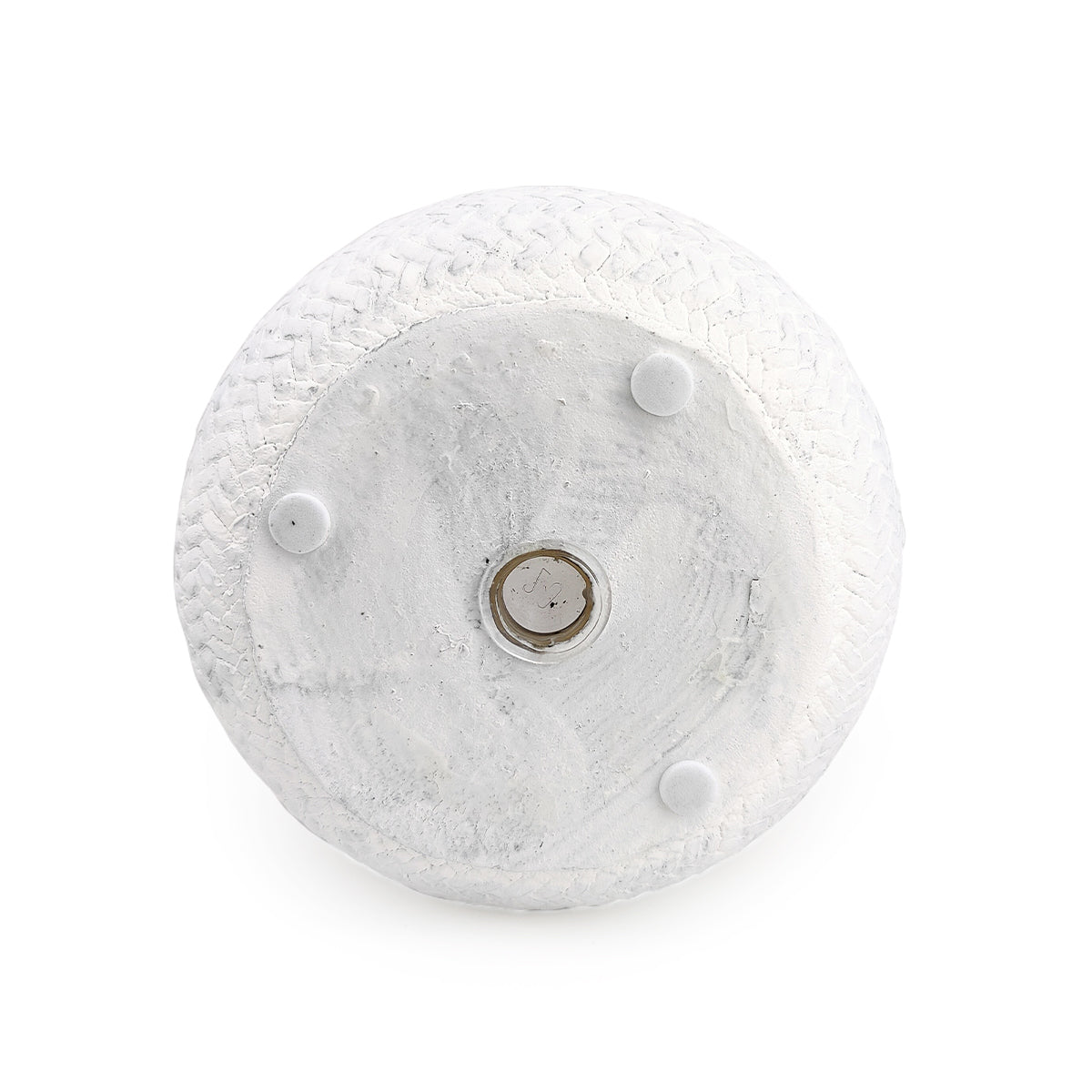 6 inch planter, round planter for sale, cement planter, cement plant pot, basket design planter, 6 inch pot for indoor houseplant, hand-crafted planter, basket design planter