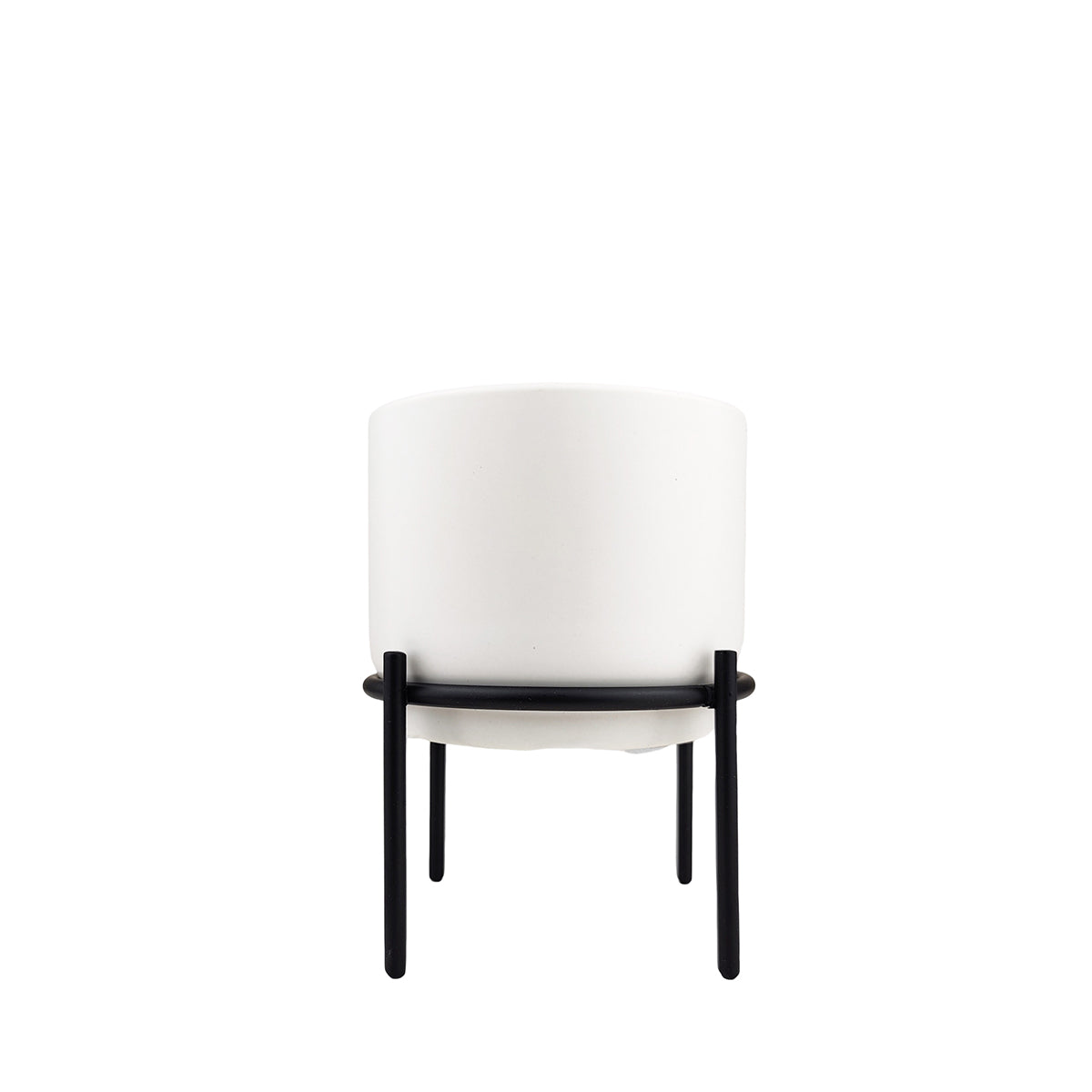 Buy 4&quot; Flower Pot with Metal Stand Online , 4 inch White Ceramic Planter with Stand for Succulent &amp; Houseplant, White Planter with Stand for Sale, Buy 4 inch White Ceramic Pot with Black Metal Stand for Indoor Corner and Outdoor Plants, White Ceramic Round Shaped Indoor Planter with Metal Stand, White Ceramic Decor Ideas, Black Metal Plant Stand with White Pot for Succulent Houseplant and Flower