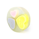 Sweet Hearts Glitter Handmade Glycerin Soap, handmade soap, jelly soap for sale, mother day gift idea 2024