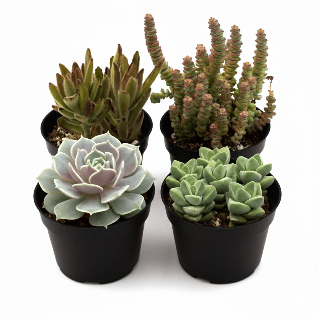 Assorted Succulent Variety, indoor succulents, 4 inch succulents for sale, buy succulents online, gifts for plant lovers