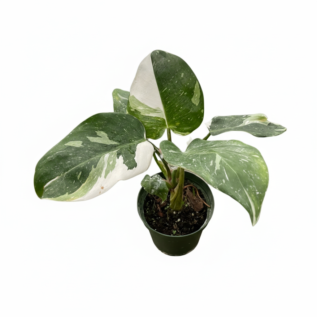 4 inch Philodendron &#39;White Princess&#39;, 4 inch rare plant, colorful houseplants, 4 inch indoor plants, plants for sale