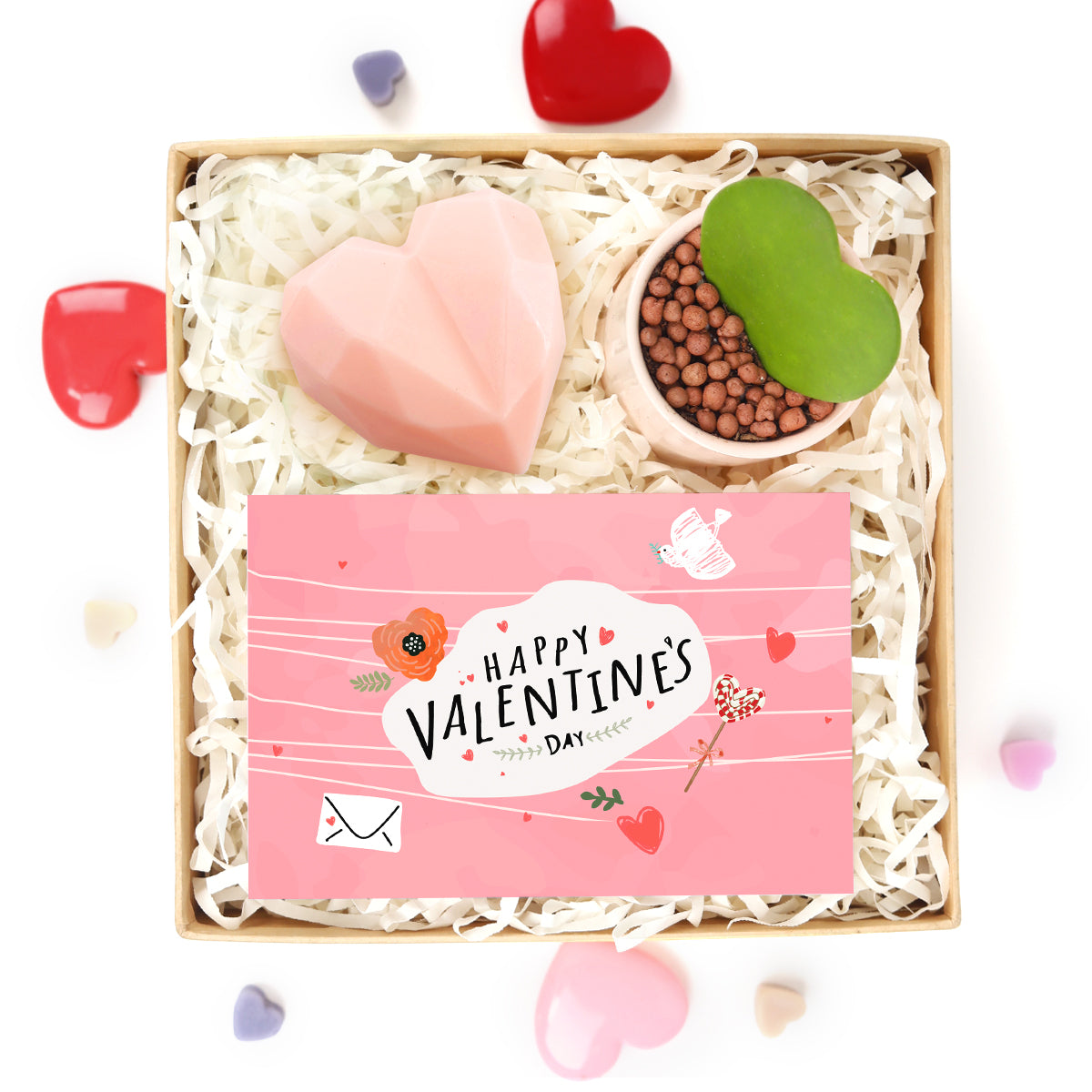 Valentine&#39;s Day Gift Box, Valentines Gift Ideas 2024, Succulents Gift Box for Valentine&#39;s Day, Valentines Plants, Heart-shaped Gift Ideas, Hoya Kerrii Heart Gift Box for Valentine&#39;s Day, Valentines Gift Box for Her/Him, Valentines Gift Box with Greeting Card, Heart Shaped Soap, Heart Shaped Heart for Valentine&#39;s Day