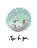 Thank you card for employee, Employee Appreciation Cards for sale, Corporate succulent gift with thank you card, Thank You Live Succulent Gift Box for sale, Succulent thank you cards with kraft envelope, Succulent thank you cards to suit any occasion, Staff Appreciation Card ideas, Thank you note to employee for a job well done, Thank you card for employee appreciation