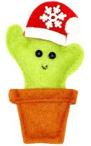 Christmas tree decoration ideas 2023, where to buy christmas tree decoration, Christmas Tree Ornaments, Cactus Christmas Ornament in Green Felt Holiday Home Decor