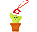 Christmas tree decoration ideas 2023, where to buy christmas tree decoration, Christmas Tree Ornaments, Cactus Christmas Ornament in Green Felt Holiday Home Decor