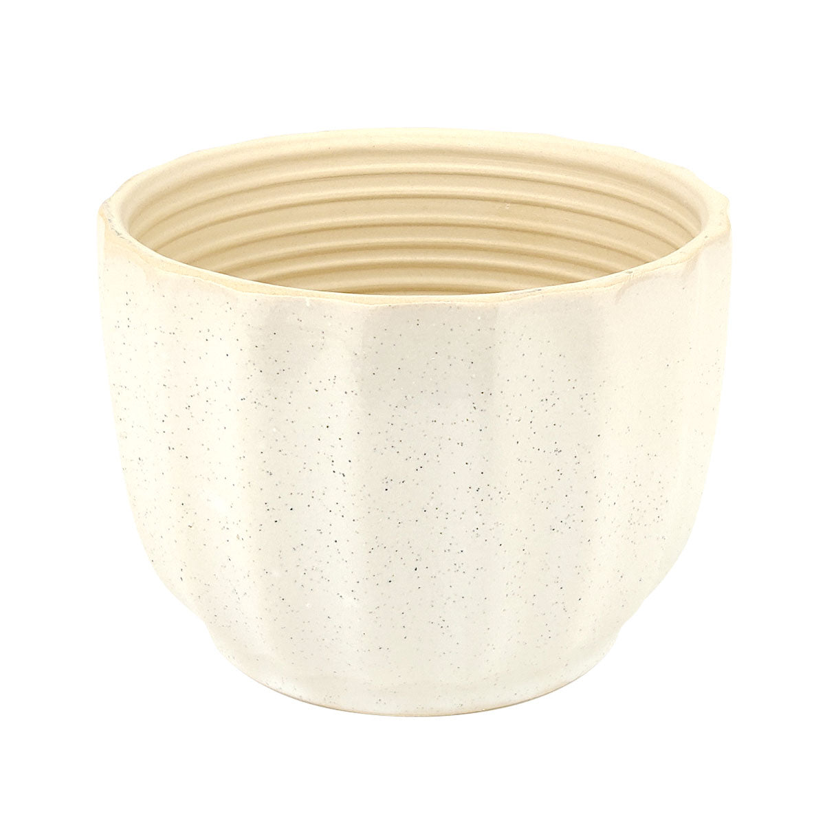 White Ripple Pot for sale, Minimalist style ceramic pot with drainage hole, Elegant ceramic pot gift decor ideas, Mini white ceramic pot for sucuclent and cactus, Flower pot for sale