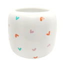 Tiny Heart Pot for sale, Valentines gift ideas, Ceramic pot for succulent and flower, tiny heart vase for home decor