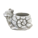 Cement Snail Flower Pot, Cement Snail Pot for sale, Small Succulent and Cactus Pot, Elegant Animal Desk Decor, Home Decor Office Decor, Cute Cement Snail succulent planter pot, succulent gift ideas