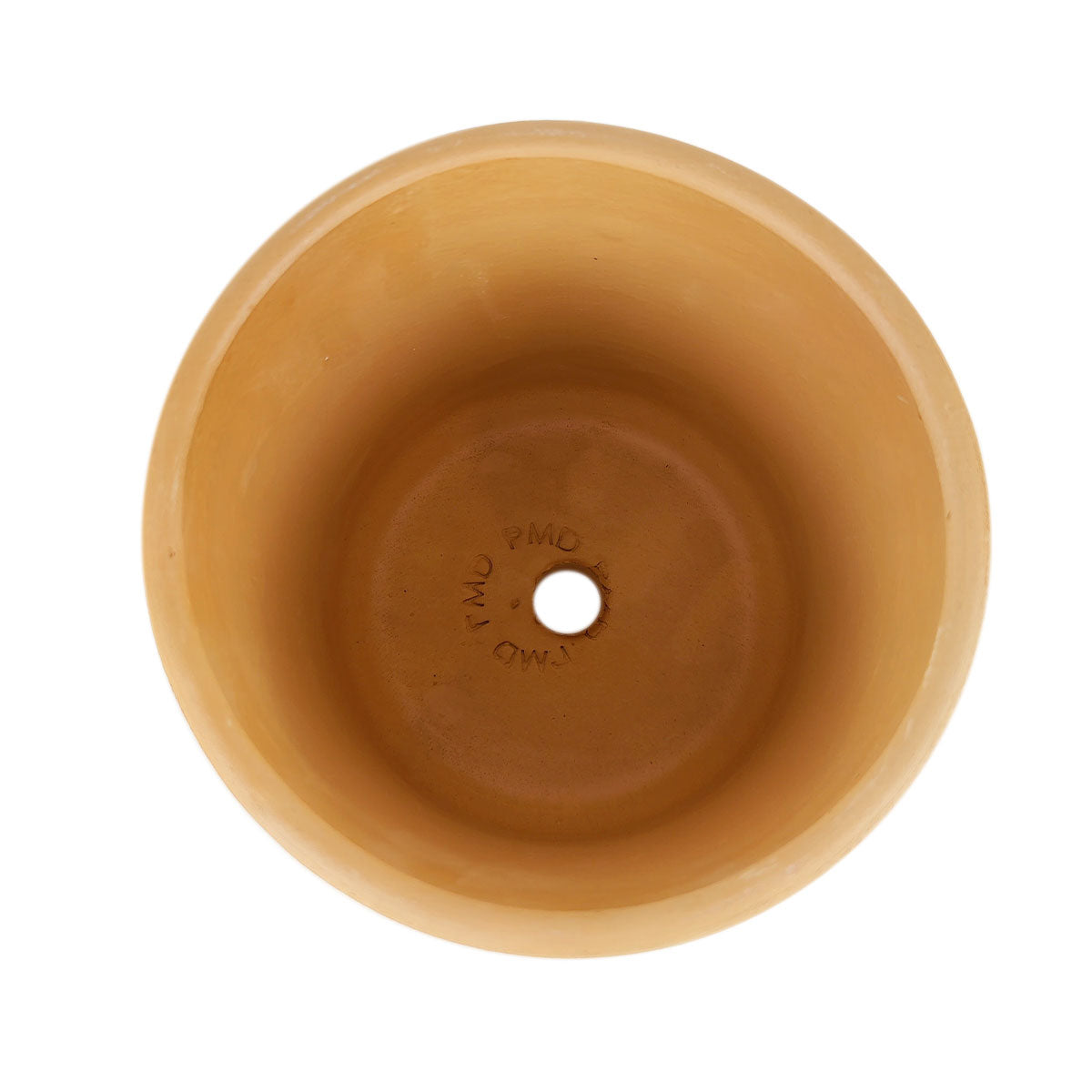 Terracotta deep cylinder pot, modern pot with drainage hole, 6 inch clay pot for houseplants, minimalist pot for decor