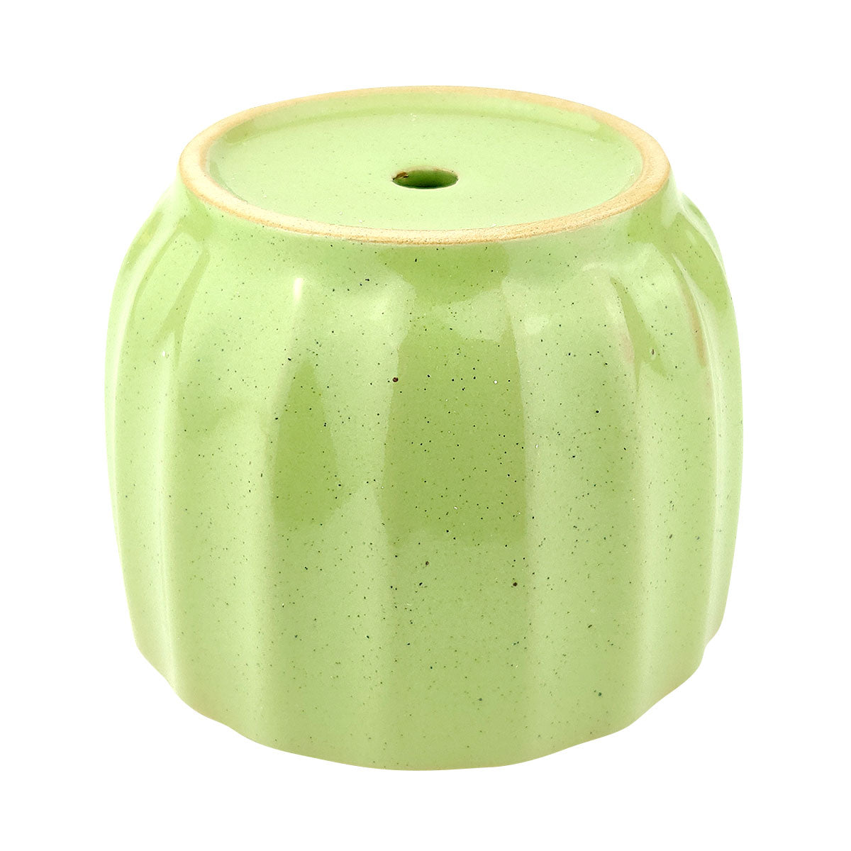 Green Ripple Pot for sale, Round ceramic flower pots, Marble style succulent indoor pots, Small pot for succulent and cactus, green pastel flower ceramic pot, succulent gift decor ideas