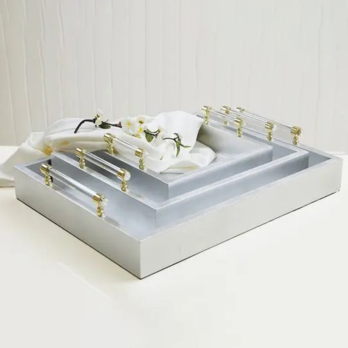 serving tray sets, square serving tray, rectangular serving tray, large decorative tray, decorative tray for bathroom, decorative tray for living room, modern serving tray, decorative tray centerpiece