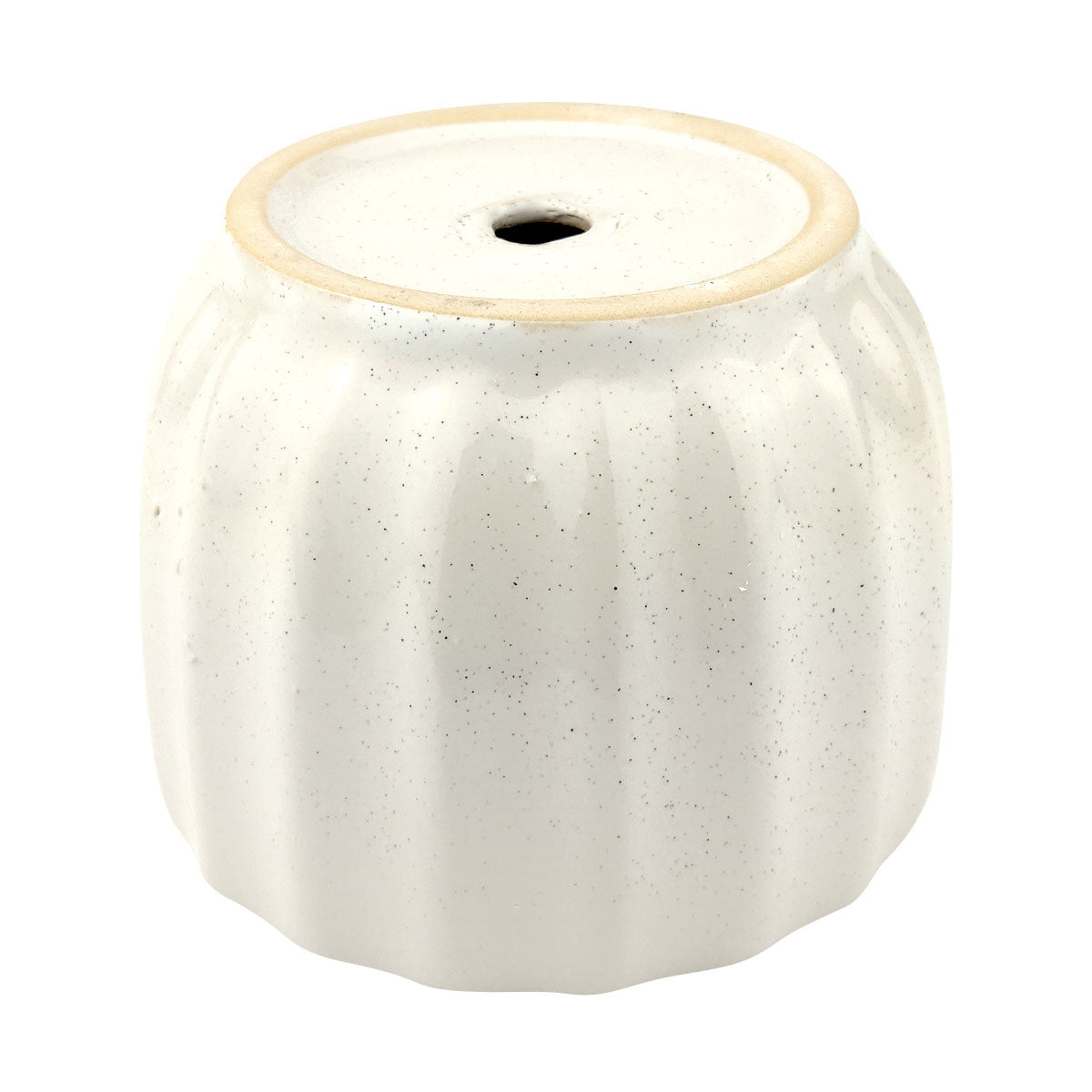 White Ripple Pot for sale, Minimalist style ceramic pot with drainage hole, Elegant ceramic pot gift decor ideas, Mini white ceramic pot for sucuclent and cactus, Flower pot for sale