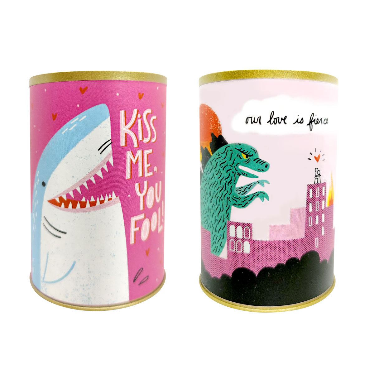 punny tin can for sale, tin pot for succulent and cactus, succulent gift ideas, funny pot for sale