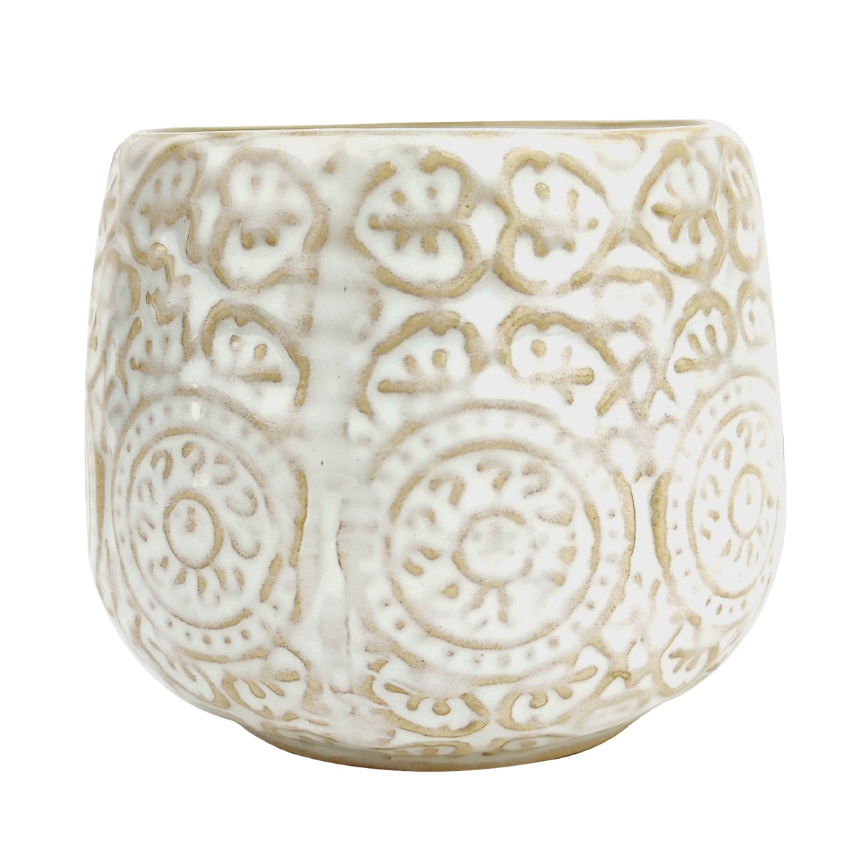 Round Vintage Pot for sale, Pot for cactus and succulent, vintage style home decor, flower pot for sale