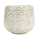 Round Vintage Pot for sale, Pot for cactus and succulent, vintage style home decor, flower pot for sale