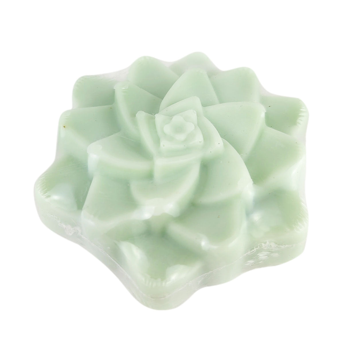 mint succulent soap, rosette soap ideas, succulent gift ideas