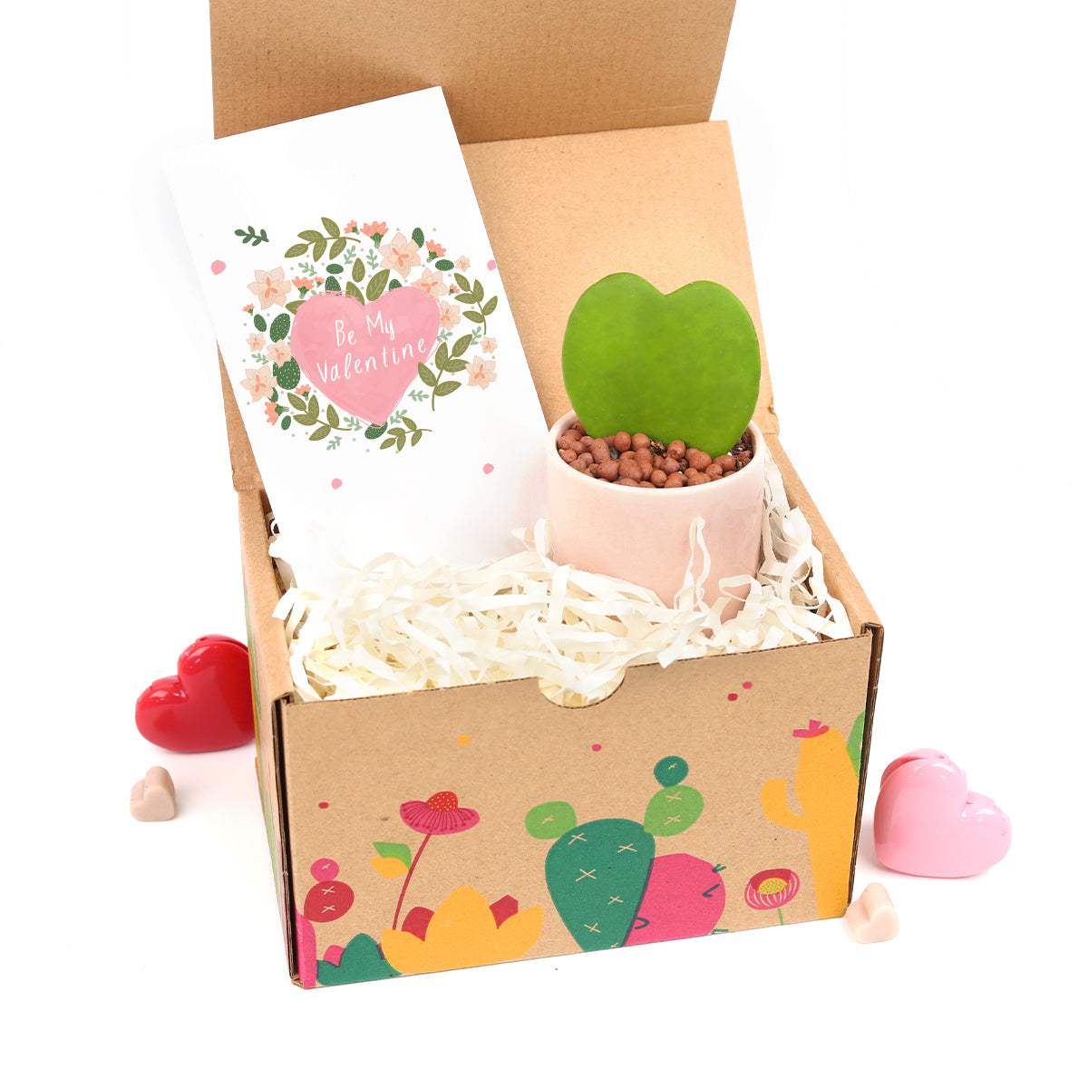 Valentine&#39;s Day Gift Box for your special half, Heart-shaped plants for Valentine&#39;s Day, Valentines Gift Box with Greeting Card, Valentines Plants, Valentines Gift Box Ideas, Gift Box for V-day, Valentines Gift Box for Her/Him, Gift Box for Valentine&#39;s Day 2025