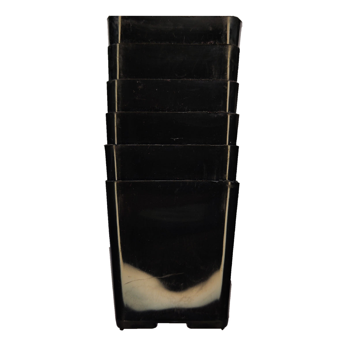 2.5 Inch Square Plastic Pots for sale, Mini Pots for Succulents, Greenhouse and Nursery Pots, Plastic pots for Starting seedlings, Durable Reusable Plastic Starter