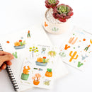 Succulent Planner Sticker for sale, succulent craft ideas, succulent gift ideas, cute plant stickers, decorative scrapbook sticker for sale, Plant Lady Sticker