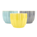 Set of 3 Ripple Pots Randomly Picked for Sale, Elegant Ceramic Pot for succulent and cactus, Mini flower ceramic pots, Succulent gift decor ideas