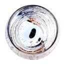 Pot for sale, Mini pot for succulent, Succulent pot decor ideas, Flower pot for sale, glass pots for planting, succulent gift for holiday, Round Silver Glitter Pot