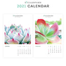 Succulent Calendar 2021, Printable Monthly Cactus and Succulents Calendar, Cute office calendar, Modern office calendar decor, 2021 Succulents Wall Calendar, Nature Themed Home, Office -Housewarming Gift