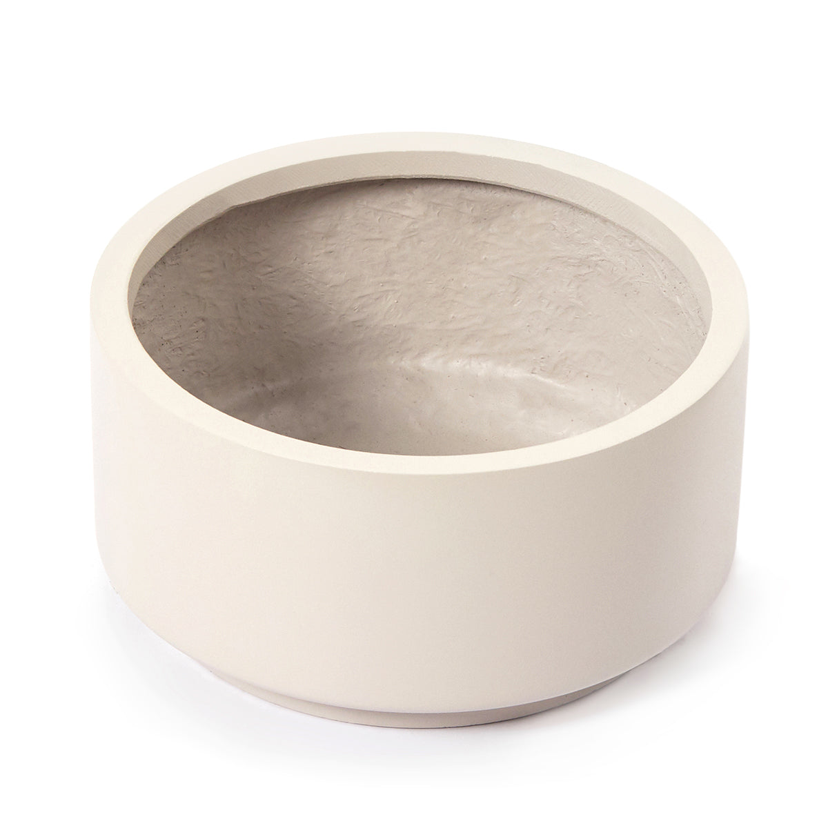 large ceramic pot, fiberstone pot, 7 inch gray cream fiberstone ceramic pot, what is fiberstone pot, ceramic pot