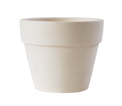 2&#39;&#39; White Clay Pot