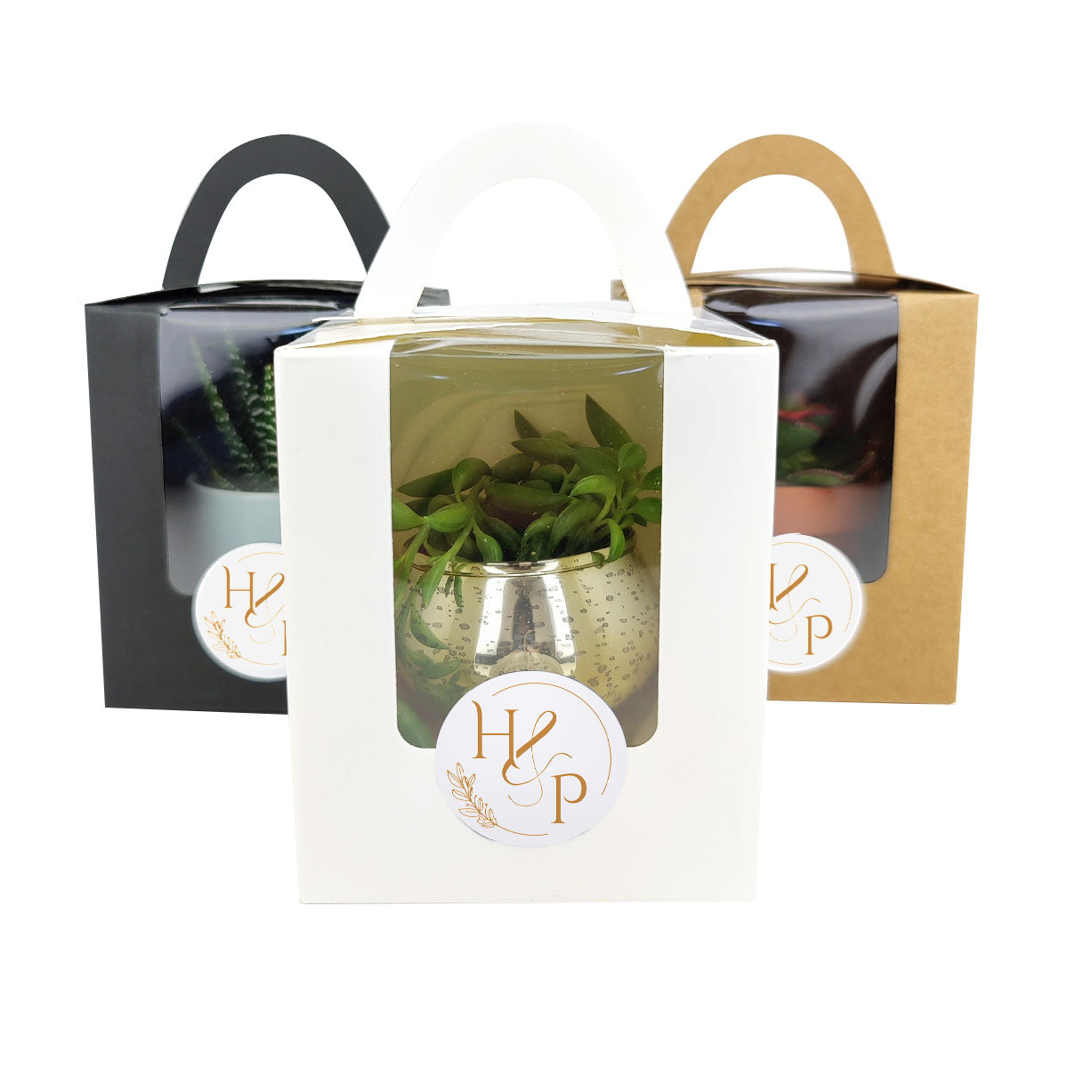 gift bags for potted plants Plant Carrier Bag with Handle - Perfect for Party Favors, Wedding, Gifts