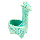 Blue Giraffe Ceramic Pot for sale, Ceramic mini pot for succulents and flowers, Ceramic Giraffe Flower Pot, Cute succulent planter, ideal gifts for mom, Giraffe Planters for sale