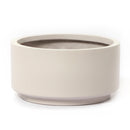 pot for home office decoration, 8.75 inch Gray Cream Fiberstone Ceramic Pot, fiberstone pot, ceramic pot, pot for indoor plant