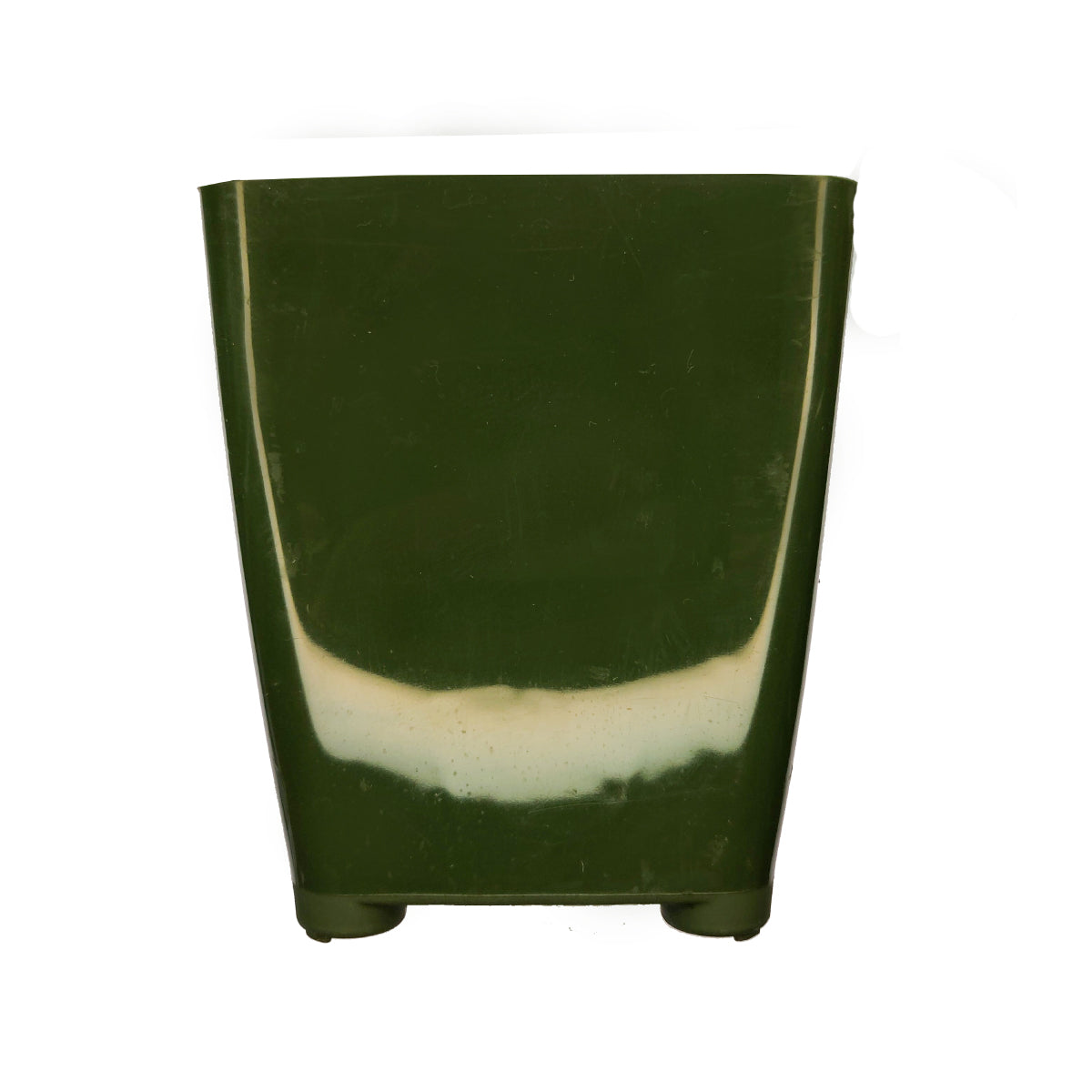 3 plastic plant pots 3 Inch Square Plastic Pots (Green Color)