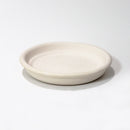 White Clay Saucer 4 inch