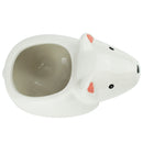 Ceramic Polar Bear Pot for sale, Cute Ceramic Succulent Pot, Polar Bear Planter Decor, Craft Supplies, Succulent Gift Ideas, Polar Bear Succulent Pot, Polar Bears Pot with seeding growing kits