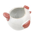 Ceramic Chubby Chicken Pot, Ceramic Chubby Chicken Pot for sale, Small Succulent and Cactus Pot, Elegant Animal Desk Decor, Home Decor Office Decor, Cute Chubby Chicken Pot succulent planter pot, succulent gift ideas