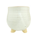 White Footed Pot